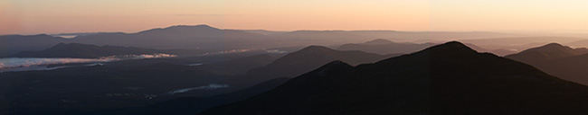 photo of the view from Whiteface Mountain